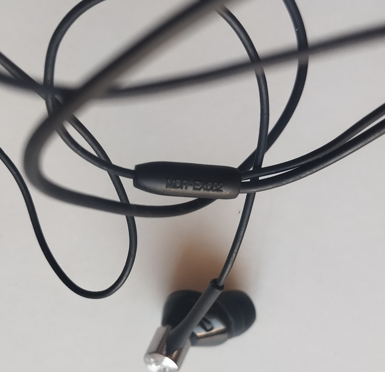 Original Earphones MDR-EX082 Sony from Walkman Black and Silver