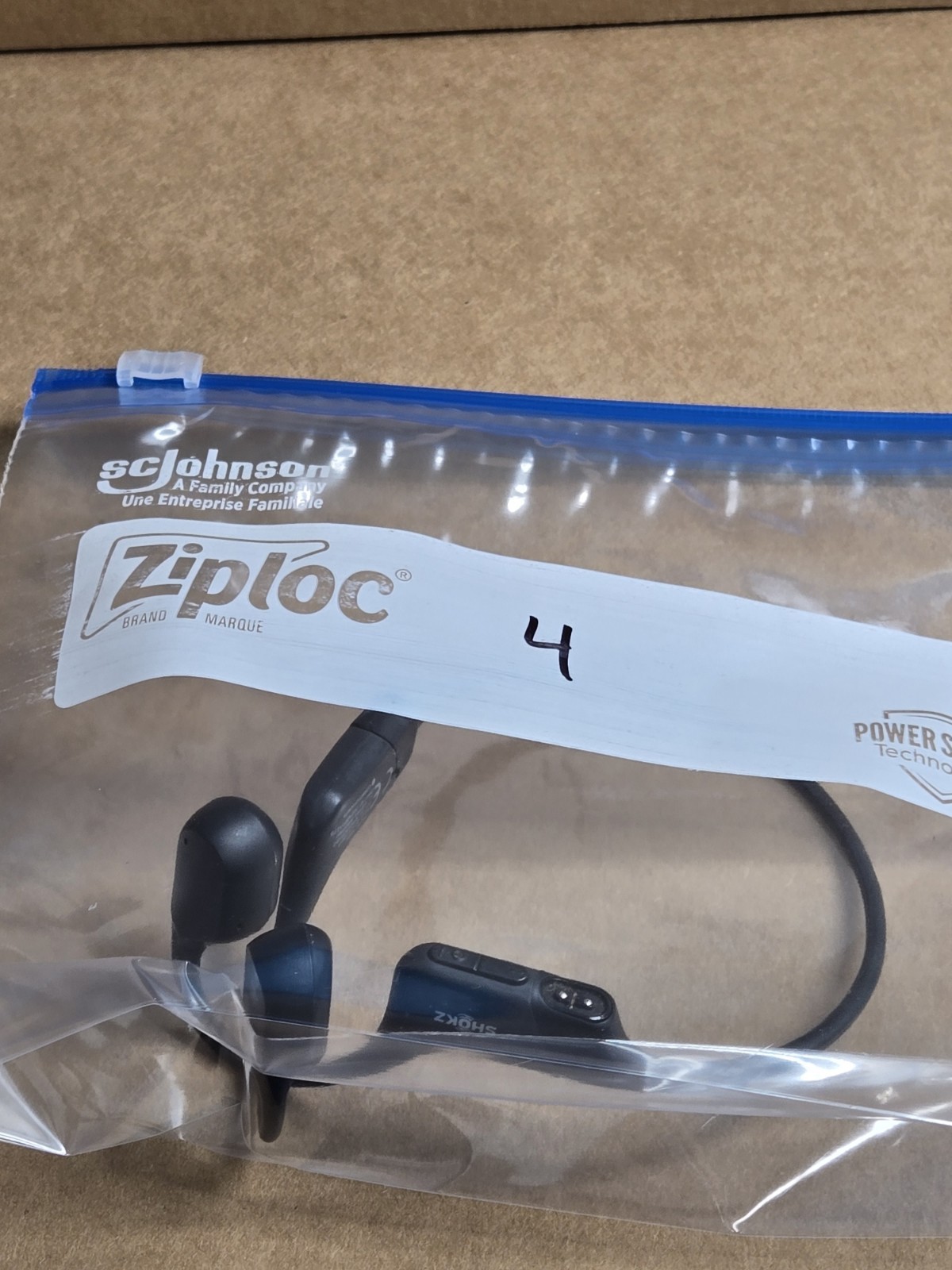 SHOKZ OpenRun S803 Open-Ear Bone Conduction Sport Headphones Only Black