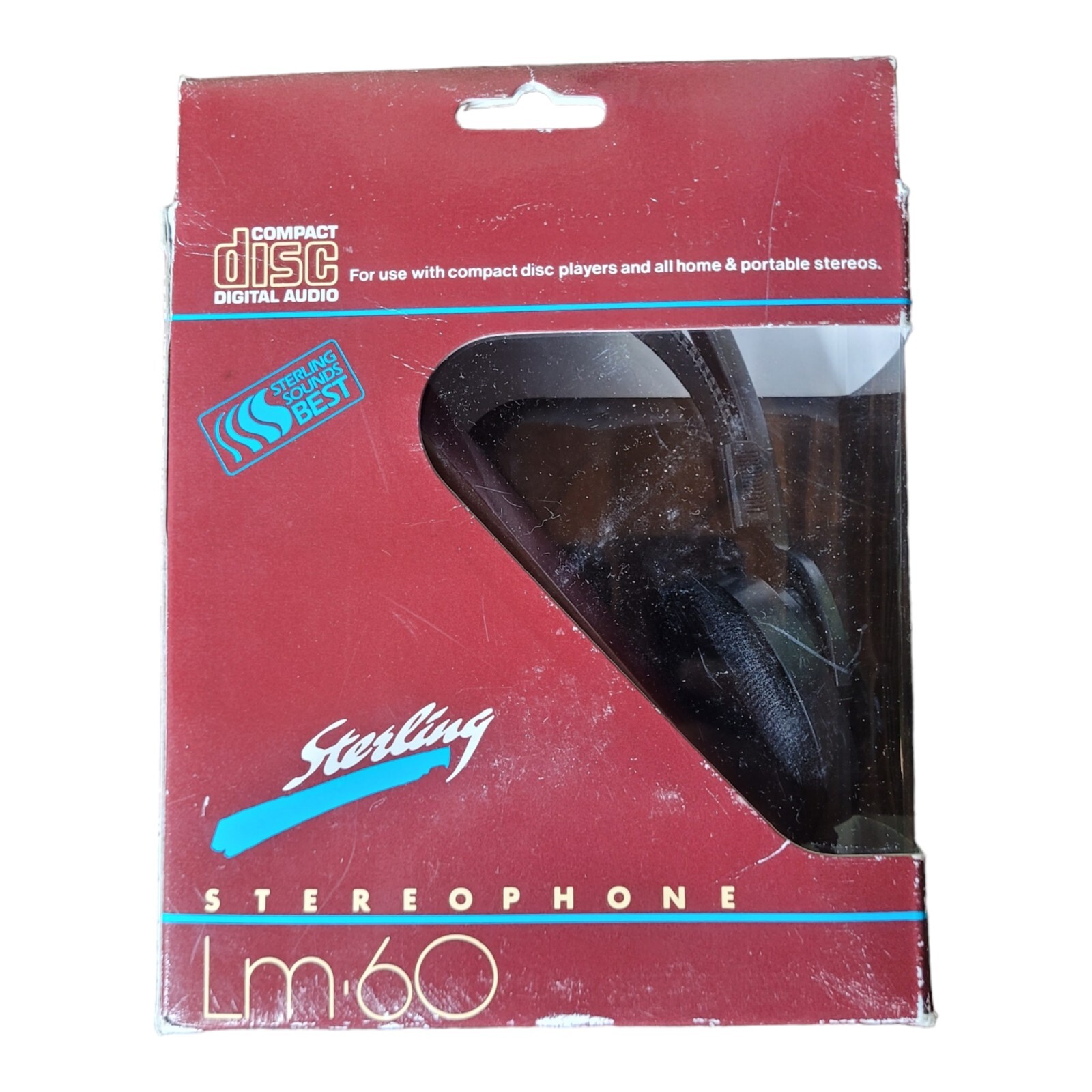VTG Sterling Digital Audio LM-60 Stereophone Headphones Adjustable Volume New