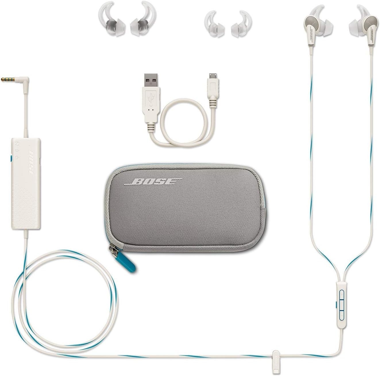 New Sealed Bose QuietComfort 20 Noise Cancelling Headphones For Android – White