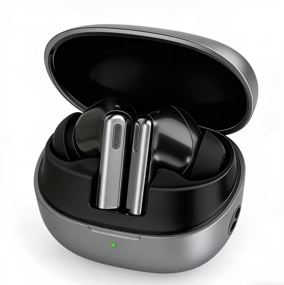 Wireless Earbuds, Hybrid ANC Active Noise Cancellation -40db, High-Fidelity