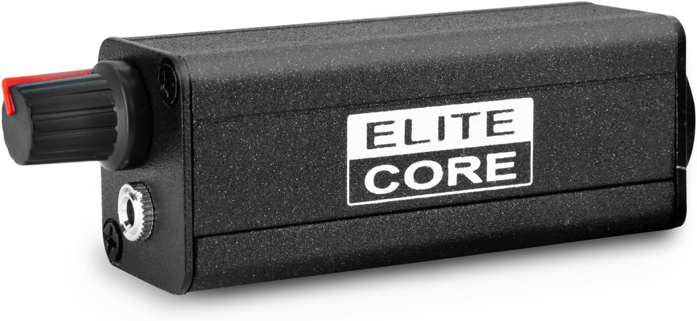 Compact Wired Body Pack with Passive Volume Control for Headphone Extension