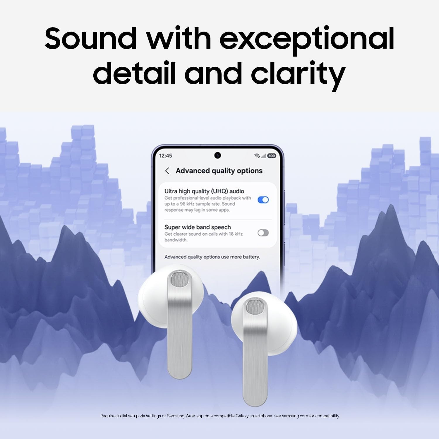 Samsung Galaxy Buds4 SM-R540 Wireless Earbuds Noise Cancelling Live Translation