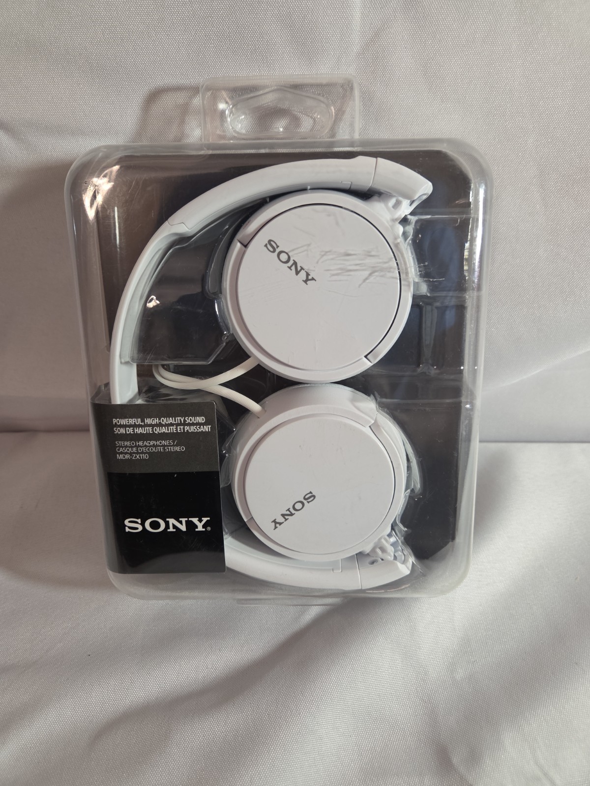 Sony MDR-ZX110/W On the Ear Headphones MDRZX110 White