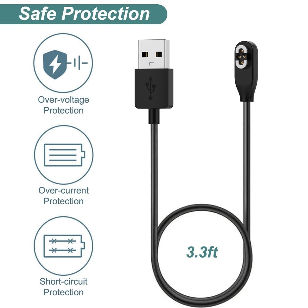 Magnetic Charging Cable for OpenSwim Pro S710, 3.3ft/1m, Bone Conduction Headpho