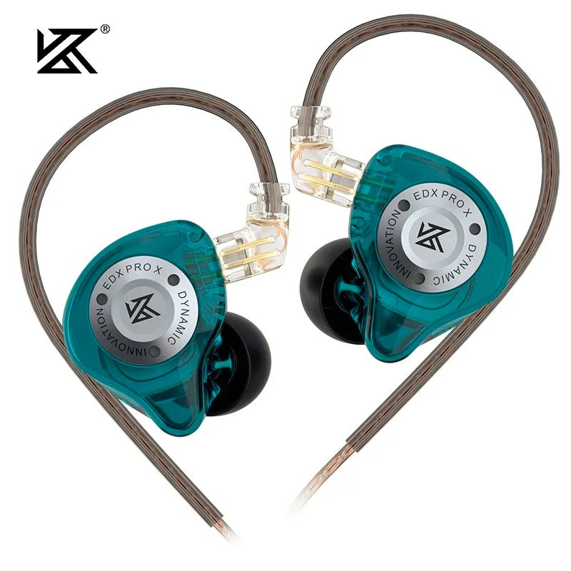 KZ EDX Pro X Single Dynamic Driver In-Ear Monitor HiFi Earphones with OFC Cable