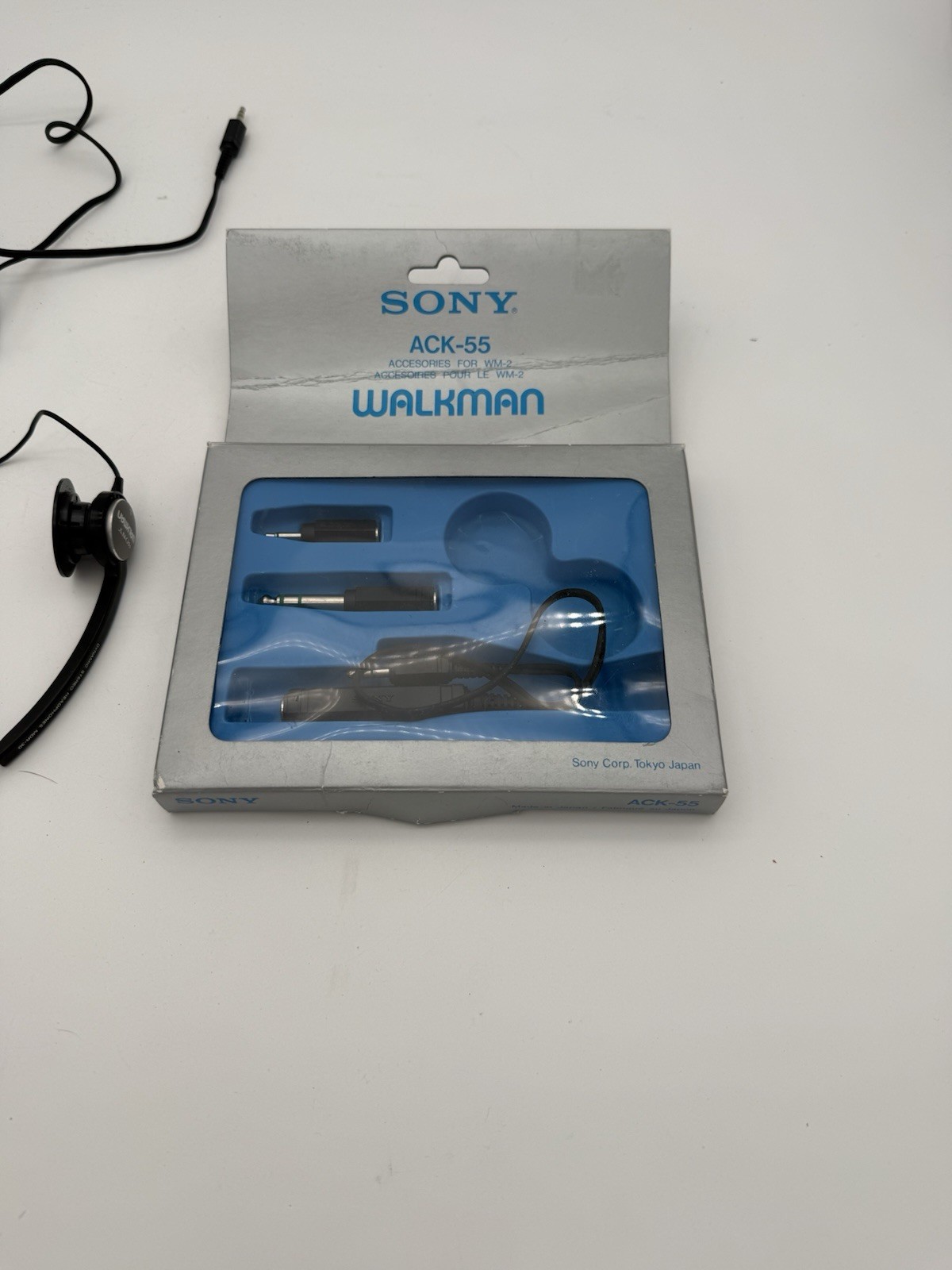 Sony Walkman MDR-30 Earphones with ACK-55 accessory pack Tested Works