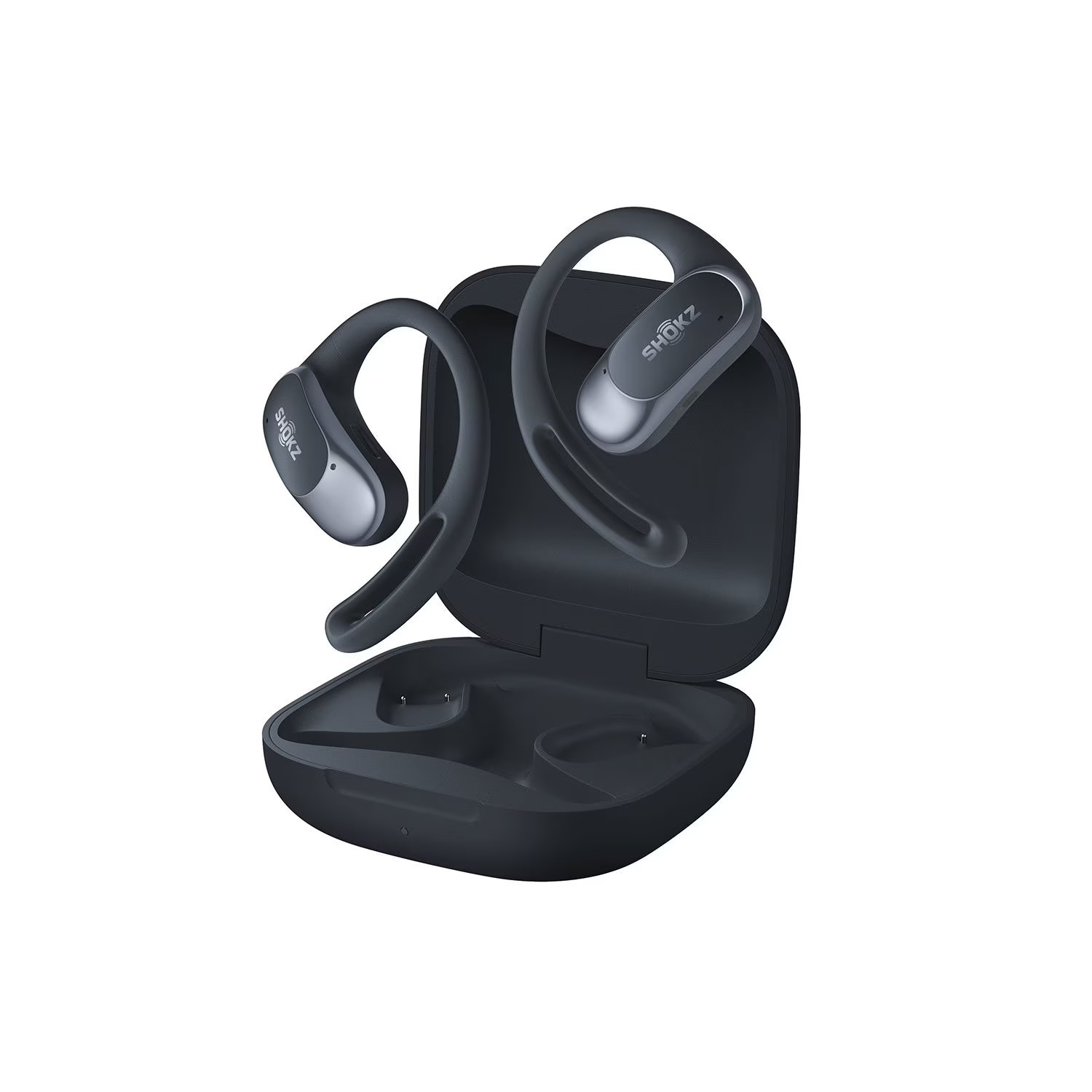 Shokz OpenFit Air Open-Ear True Wireless Earbuds Black Light Sporty Open Box