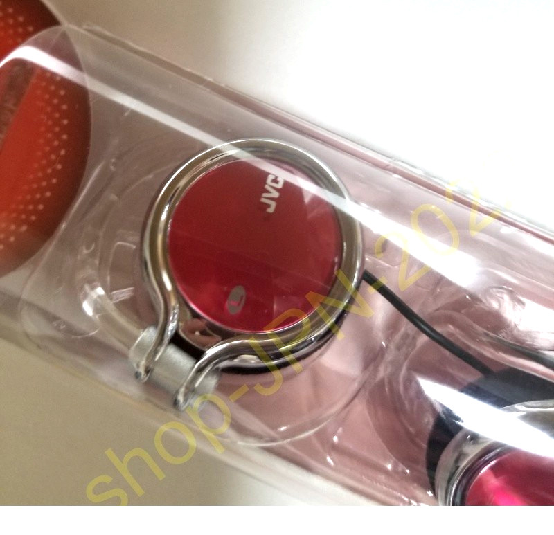 JVC HP-AL102-R Garnet Red Open Air Clip-On Earphones Stereo Headphones