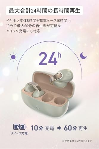JVC Kenwood Victor HA-NP1T-GN Wireless Earphones Bluetooth Ver. 5.3 Salty Olive