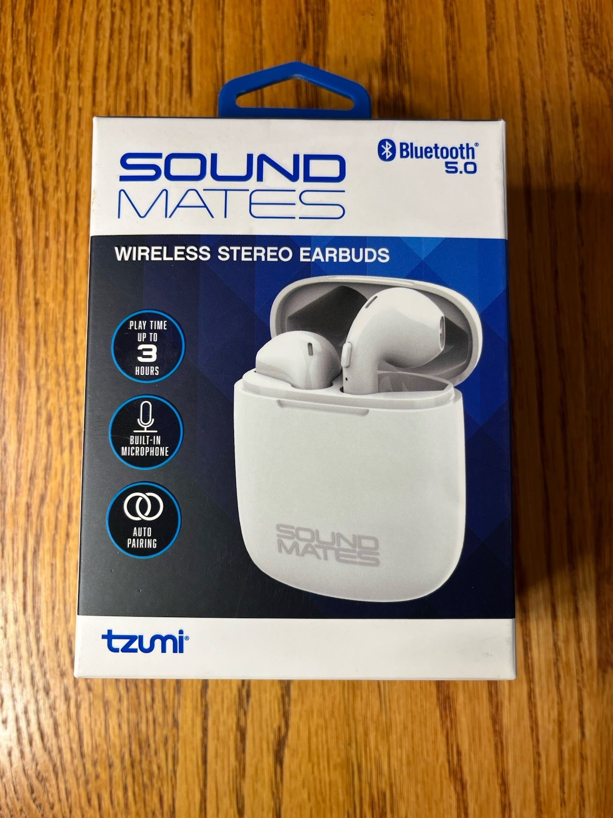 TZUMI Sound Mates Wireless Stereo Earbuds iPhone Android BlueTooth 5.0 BRAND NEW
