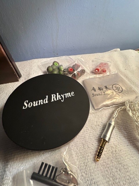 Sound Rhyme SR9- 1DD+8BA Hybrid 2Pin 0.78mm HiFi IEM 4.4 mm Bal Cable USED EX+