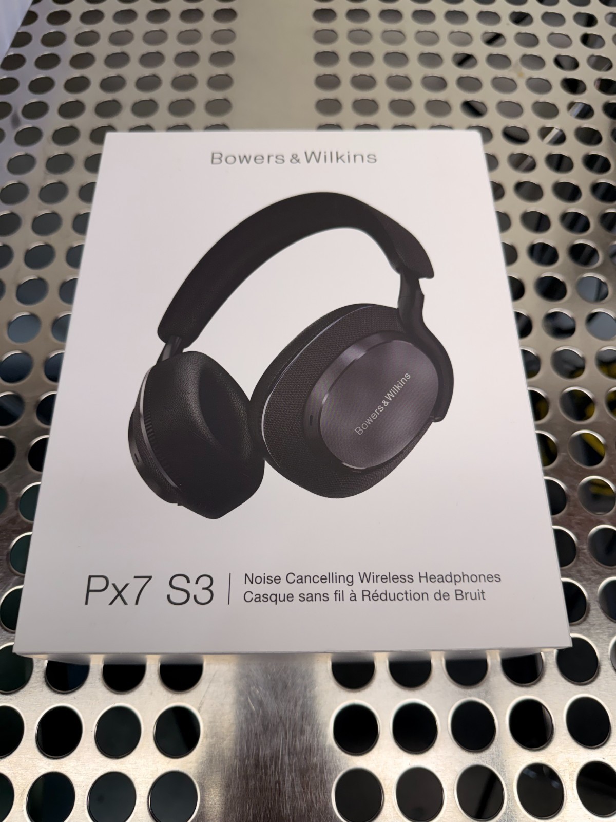 Bowers & Wilkins Px7 S3 Headphones Anthracite Black Open Box, No Cables