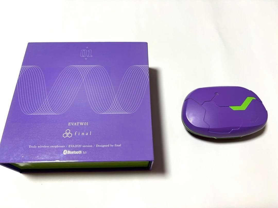 Final x EVA2020 Wireless Earphone Evangelion FI-EVATW Unit 01 w/Original audio