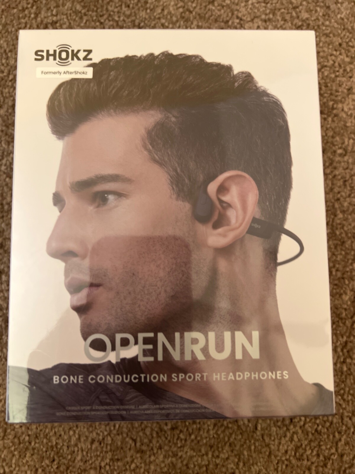 Shokz OpenRun Wireless Bone Conduction Headphones – Black (S803BK)