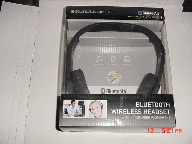 SOUNDLOGIC XT BLUETOOTH WIRELESS HEADSET HANDS-FREE MICROPHONE – NEW