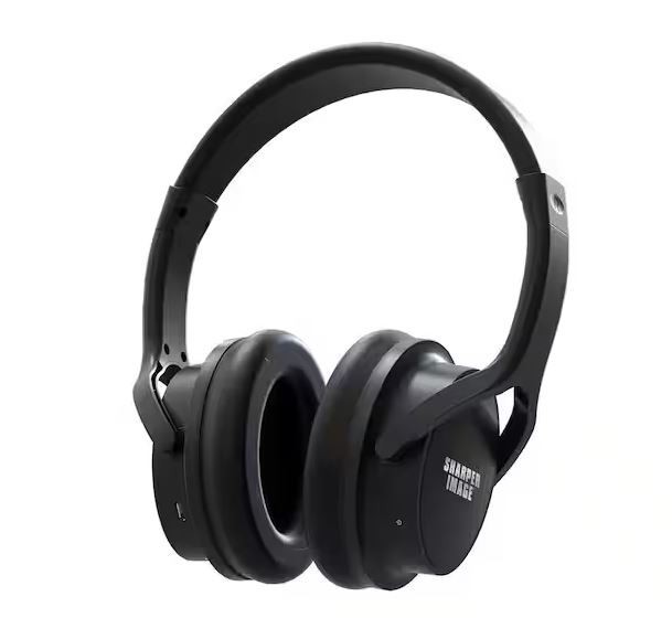 Sharper Image OWN ZONE Wireless TV Headphones 30603 Black – Used, Tested