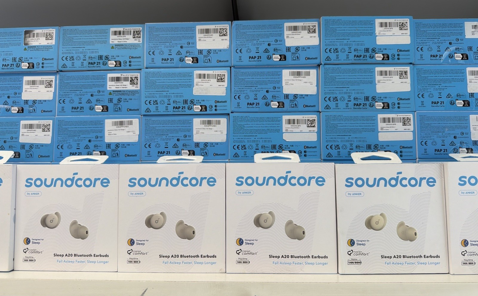 LOT OF 20. Soundcore Sleep A20 Noise Blocking Sleep Earbuds Sleep Monitor |NEW
