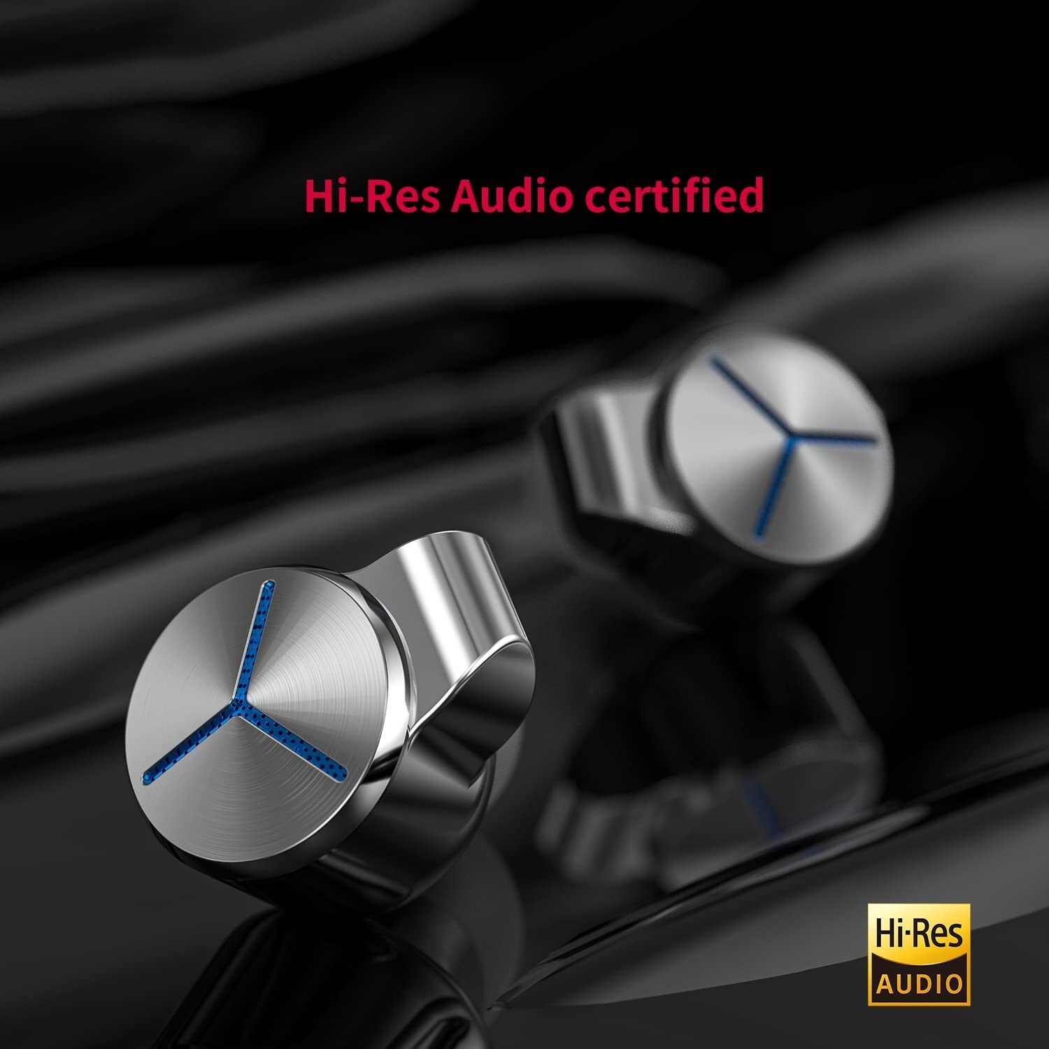 FiiO FA7S Headphone Earphones Wired 6BA High Resolution in-Ear Earbuds (Silver)