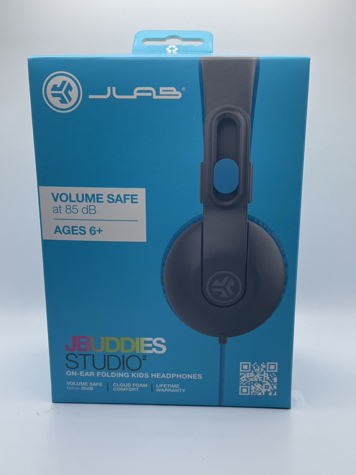 JBuddies Studio 2 Wired Kids Headphones – Gray/Blue