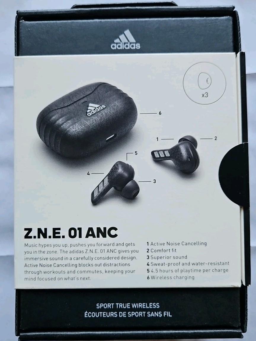 NEW SEALED – adidas Men’s Adidas Z.N.E. 01 ANC True Wireless Earbuds
