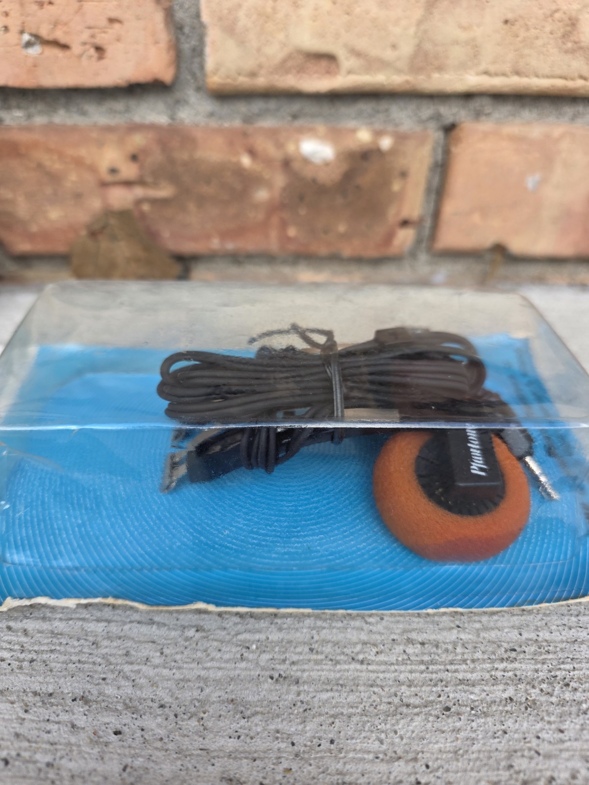 Phantone MHP-25 Headphones Vintage Retro Orange Pads New Old Stock