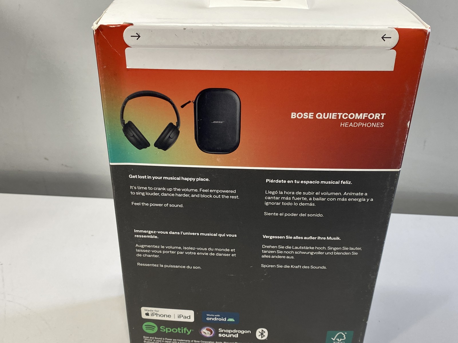 Bose QuietComfort Noise Cancelling Headphones Black 884367-0100