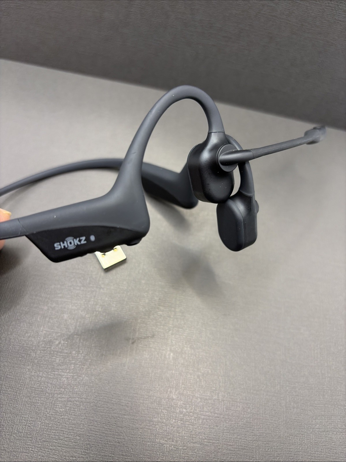Shokz Opencomm 2 UC Headphones Black 2025 UPGRADE BT Bone Conduction USB-A Used