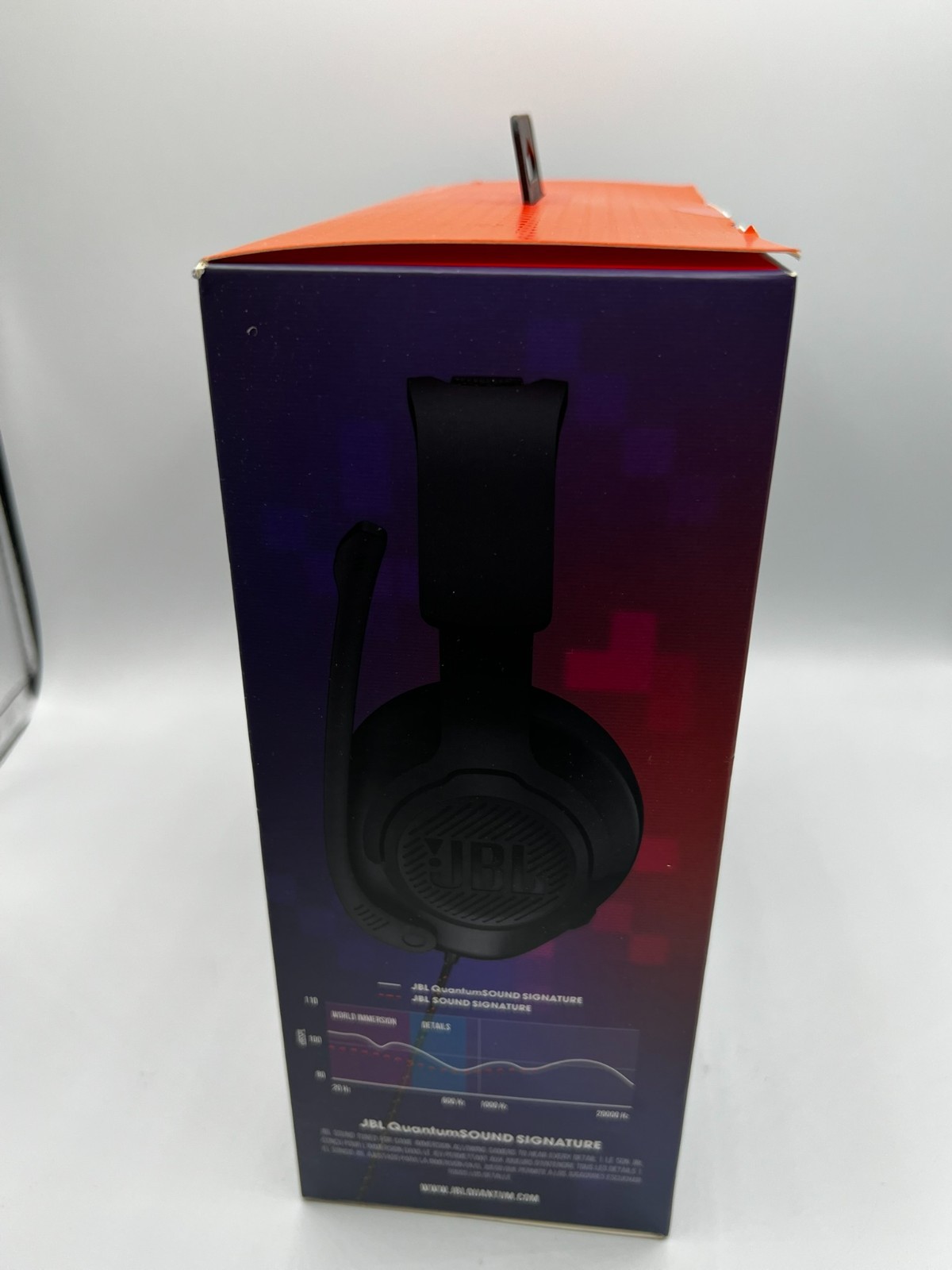 JBL Quantum 200 Gaming Headset, PC, PS5, PS4, Xbox Switch, Gaming Headphone, Mic