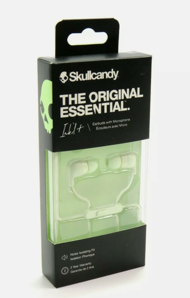 Skullcandy Ink’d + In-Ear Earbud – Mint