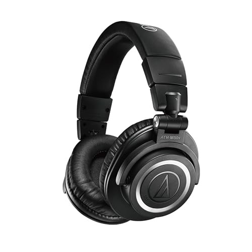 Audio-Technica ATH-M50xBT2 Wireless Headphones 50 Hours Playback Authentic Black