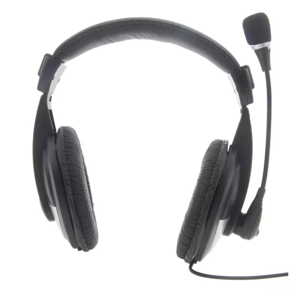 New Skype Headset Headphones with Microphone for PC Gaming 3.5mm Audio Speaker