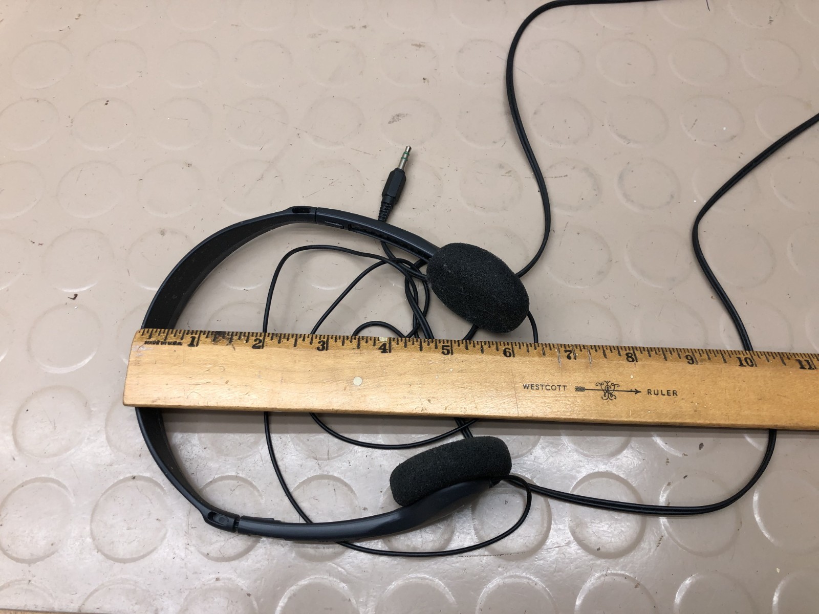 Vintage SONY MDR-007 On-Ear Portable Headphones Black
