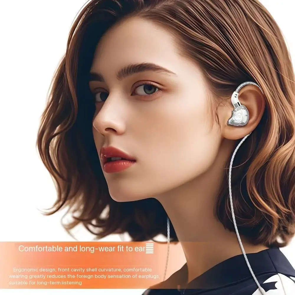 Original AK6 3.5mm Jack Wired Headphones Type C Plug Hifi Bass Stereo Earphone I