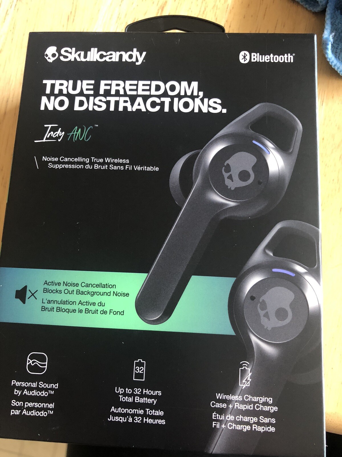 Skullcandy Sesh ANC XT True Wireless Earbuds S2TEW Noise Canceling – Black