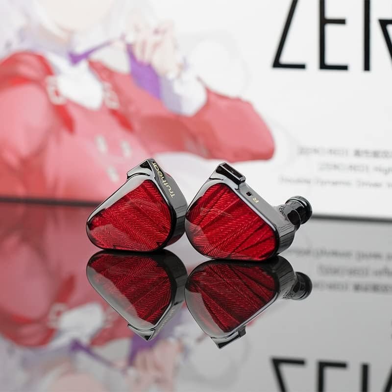 x Crinacle Zero:RED Dual Dynamic Driver In-Ear Headphones – 10mm/7.8mm, 17.5 …