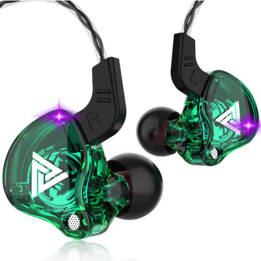Original QKZ AK6 Wired In-Ear Earphones HiFi Bass Headphones with Mic 3.5mm