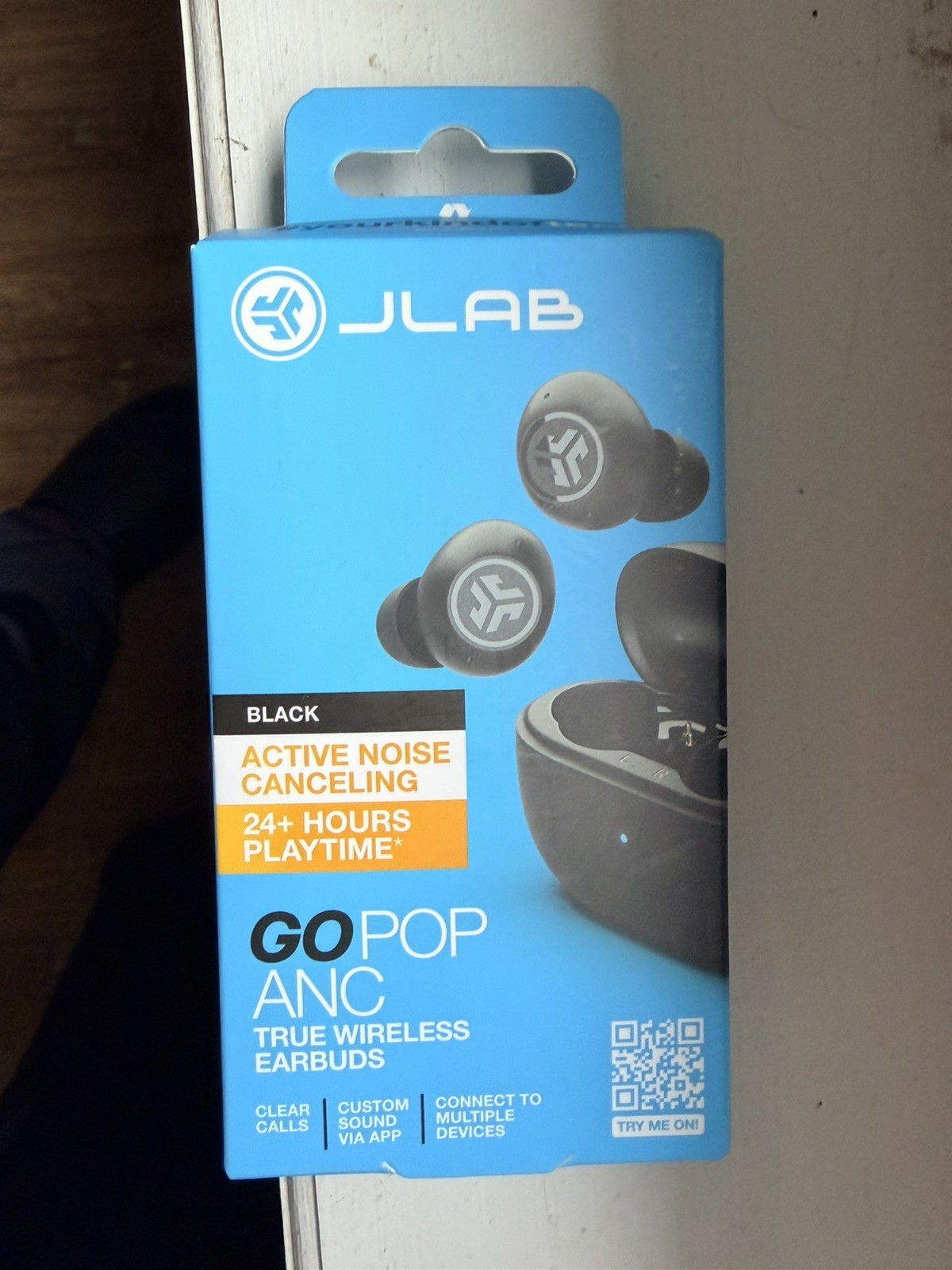 JLab – GO POP ANC True Wireless In-Ear Headphones – Black
