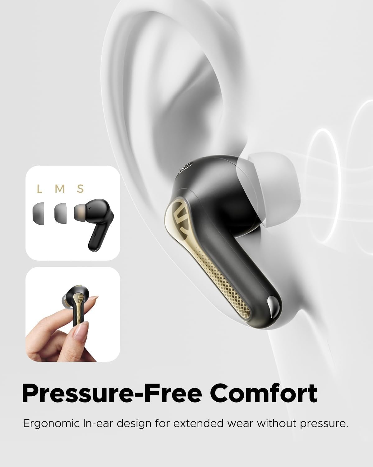 ? SoundPEATS Capsule3 Pro+ Hi‑Res LDAC xMEMS ANC 45dB Earbuds 43H Playtime