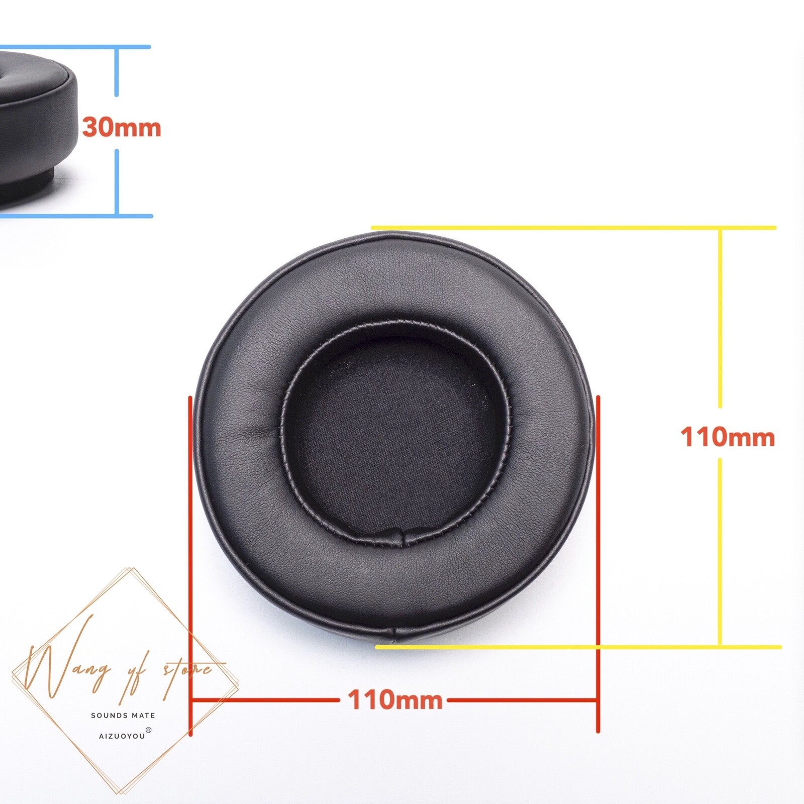 110mm Great G Cush Cover Ear Pad Cushion Foam For Grado SR PS GS RS Headphone