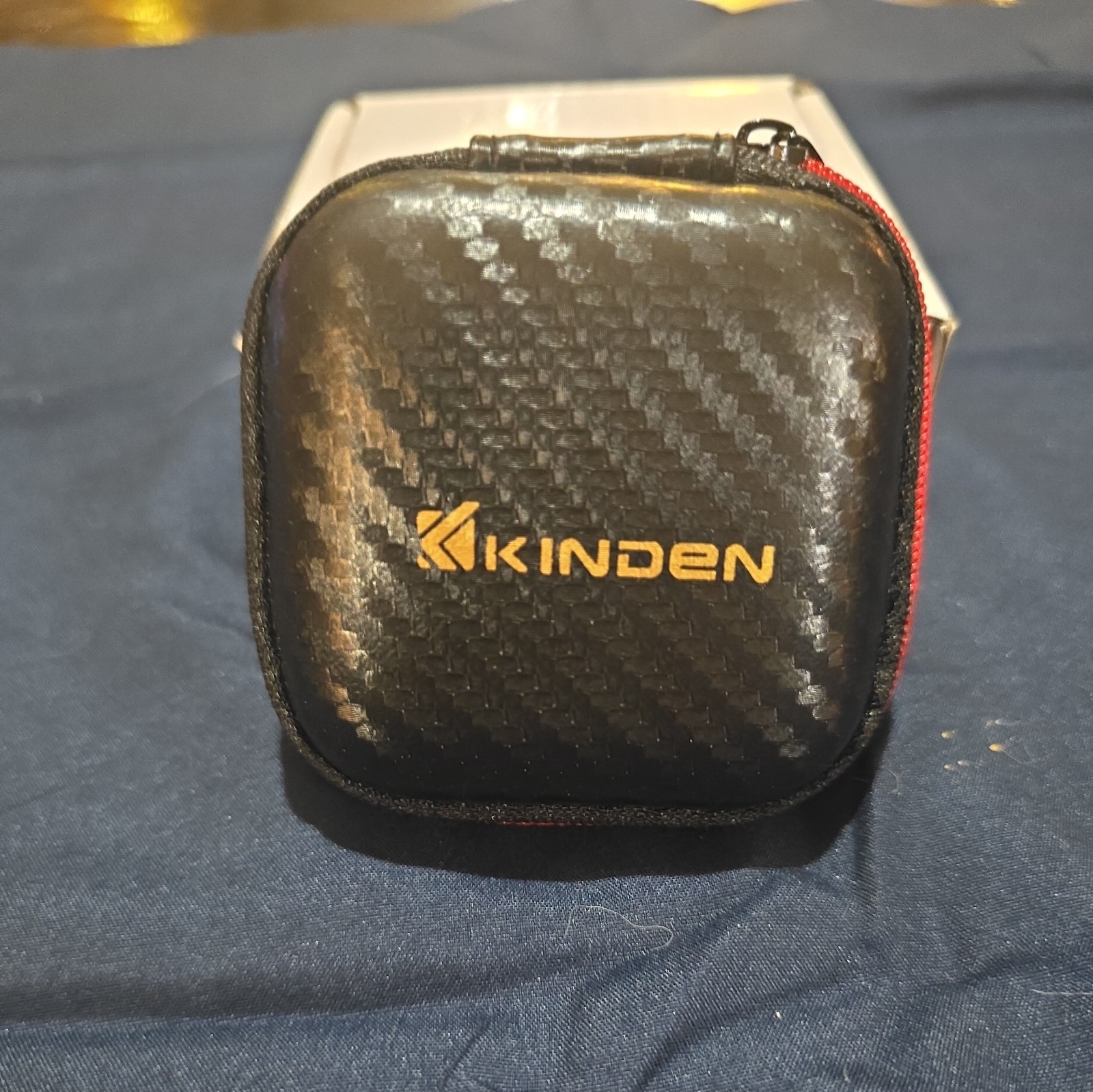 KINDEN Air Tube Headset Binaural with Microphone Deep Bass Noise Transparent