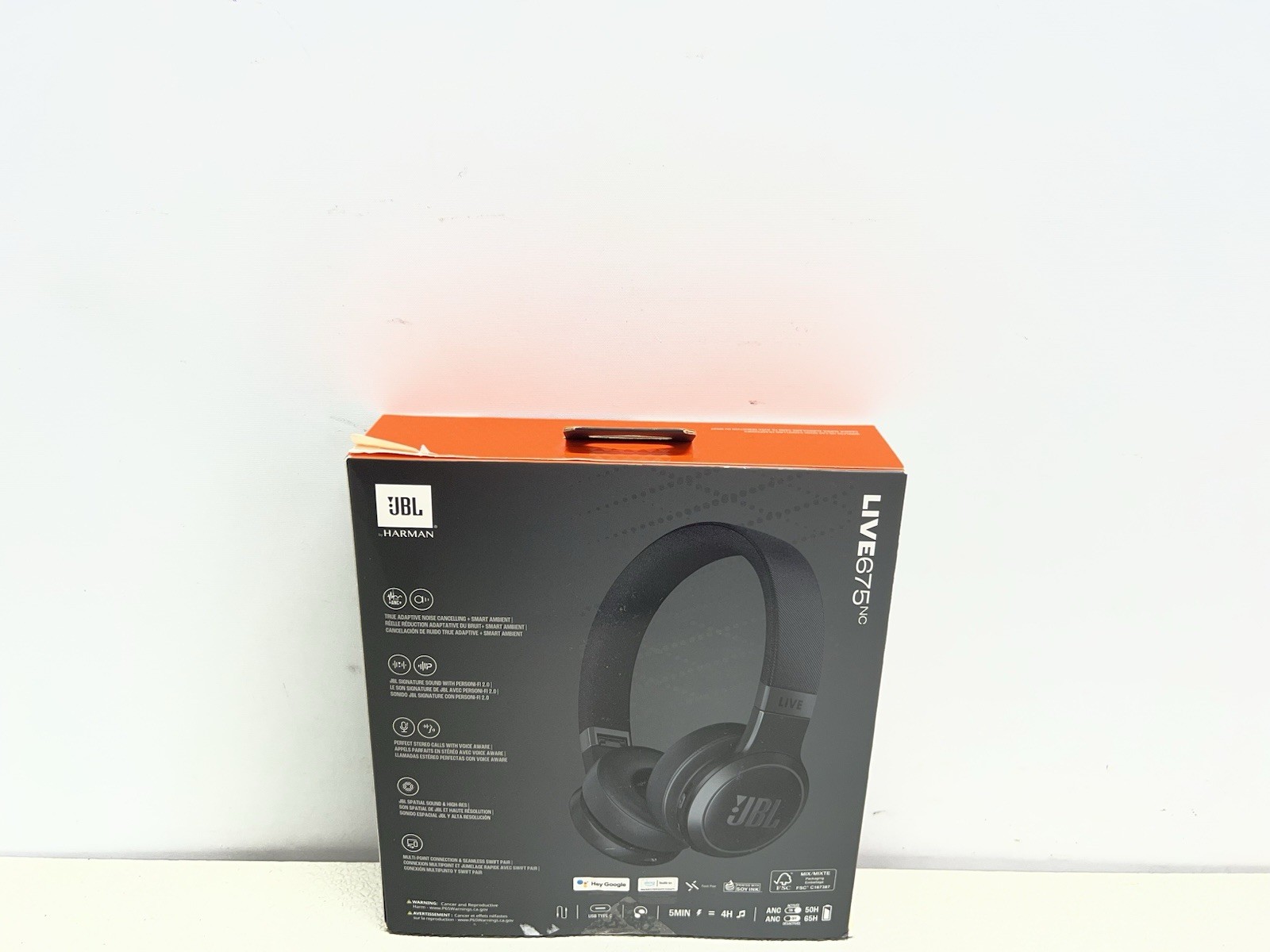 JBL Live 675NC True Adaptive Noise Cancelling Bluetooth Headphones –