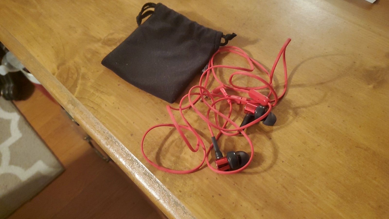 Sony MDR-XB50AP Extra Bass Headphones, Red Color, Excellent Condition