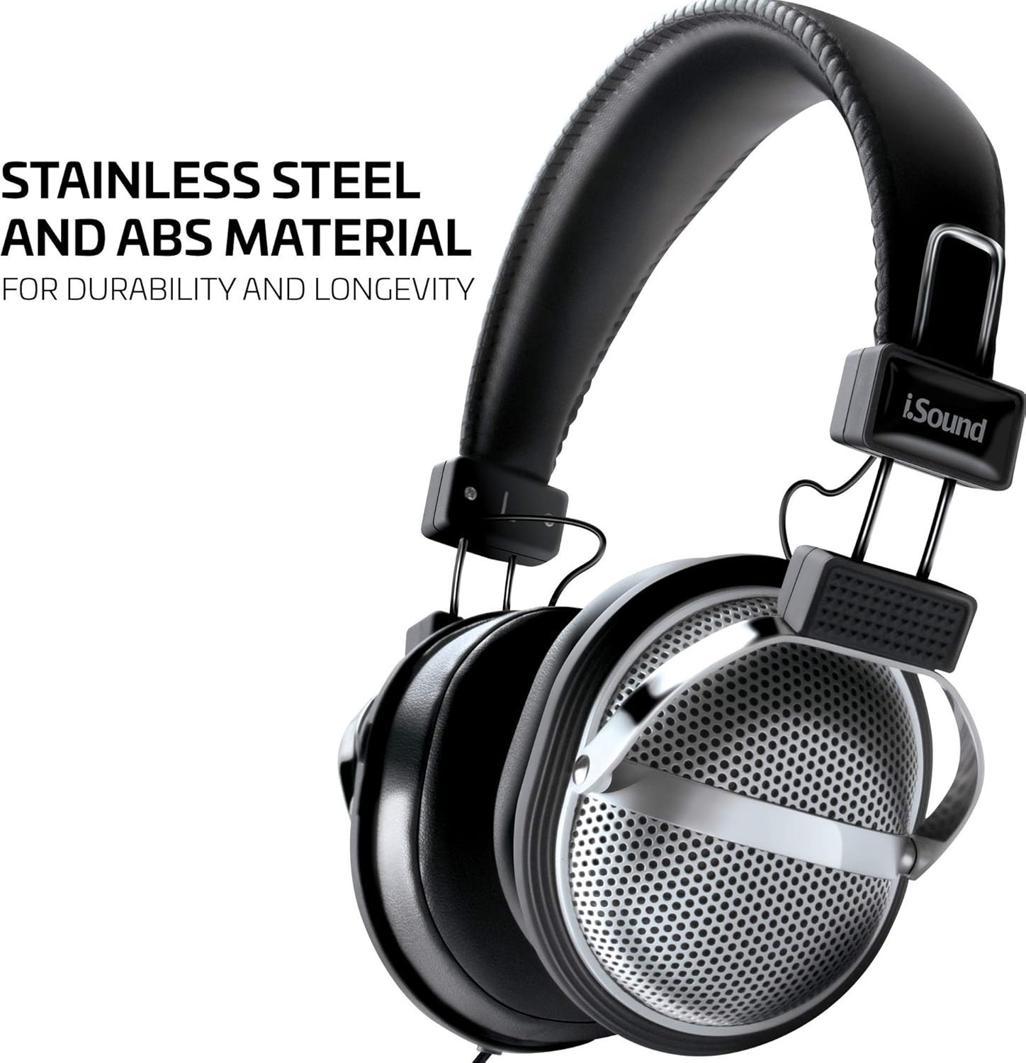 New iSound HM-270 Headphones inline Mc & Volume Black DGHP-5526