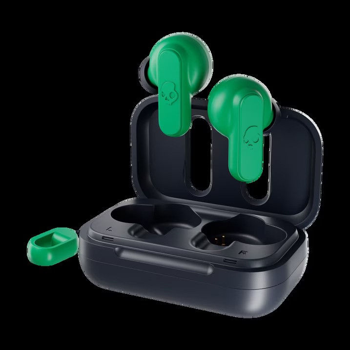 Skullcandy S2DBW-S750 Dime XT 2 Wireless Earbuds – Dark Blue/Green (Open Box)
