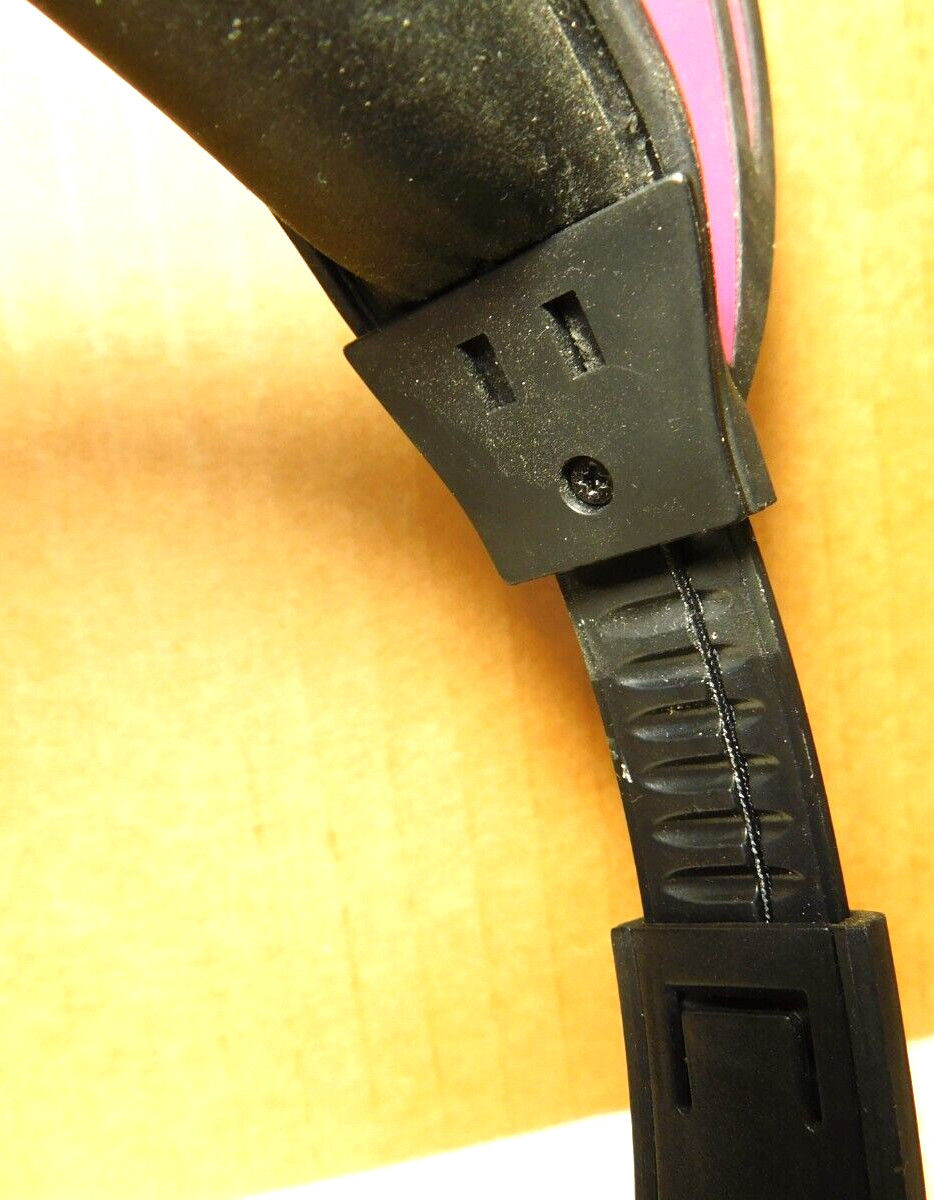 Hype~Black & Pink Cat Ears LED Lights Pink Headphones 15 Yrs. Needs 3.5mm Jack