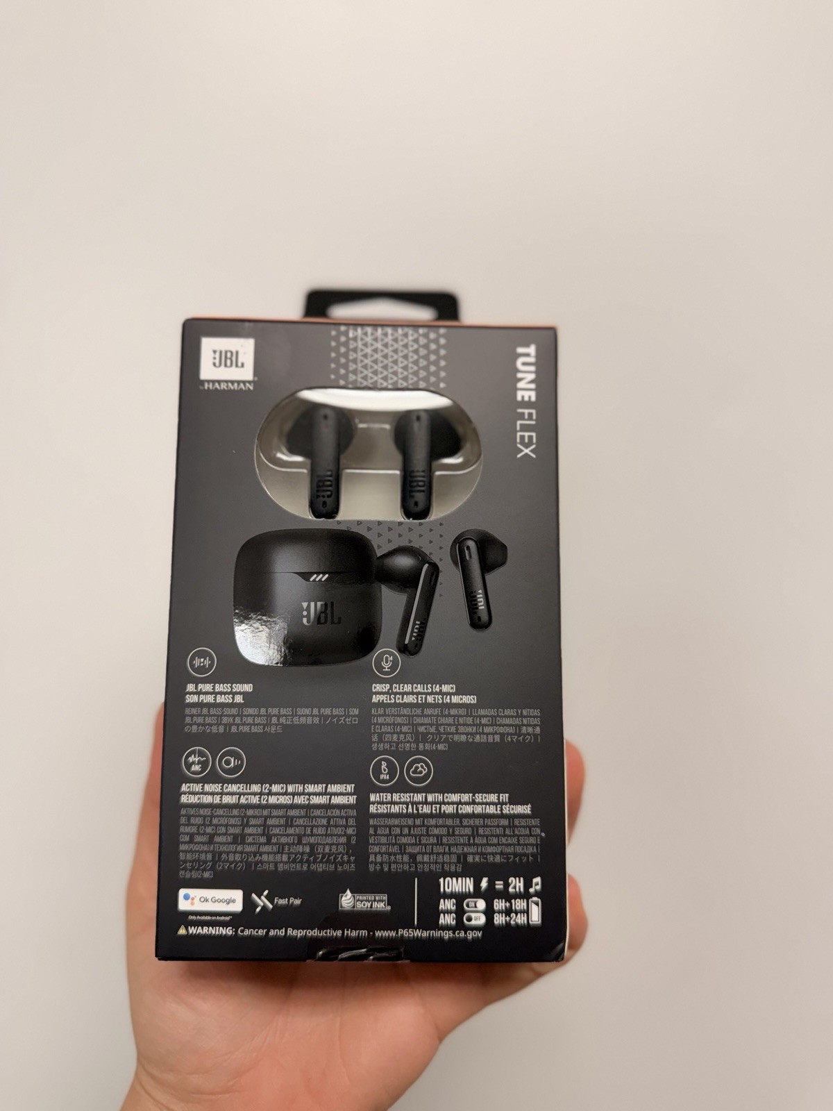 JBL Tune Flex True Wireless Earbuds – Active Noise Cancelling, Pure Bass