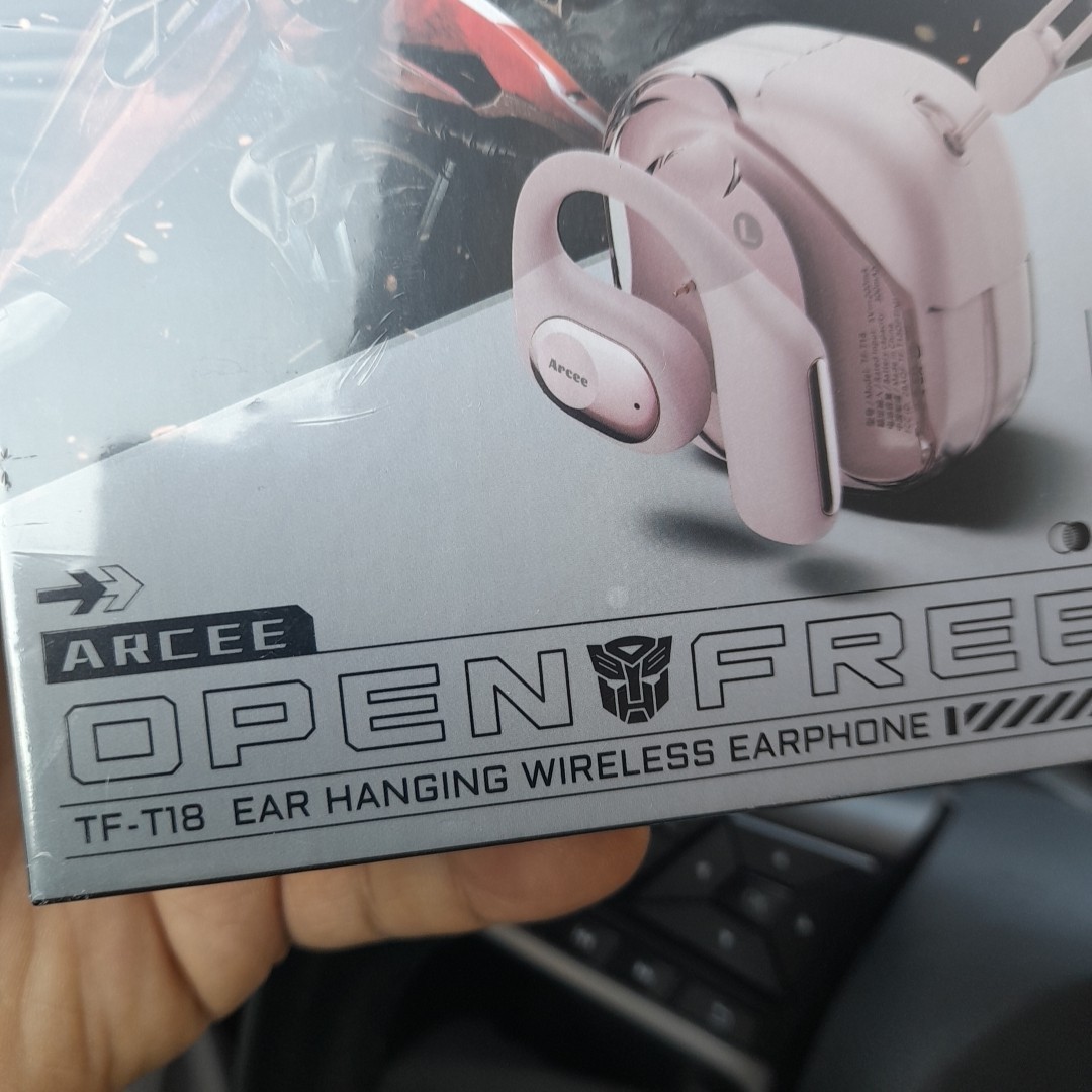 Arcee Pink TF-T18 True In-Ear Wireless Earbuds Noise Cancelling Bluetooth 5.4