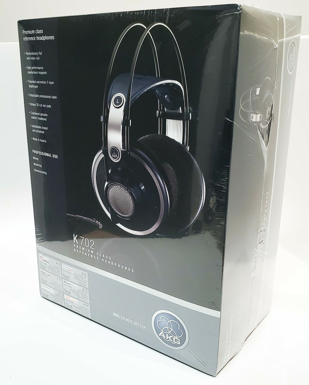 AKG K702 Professional Reference Studio Monitor Headphones (MADE IN AUSTRIA) NEW