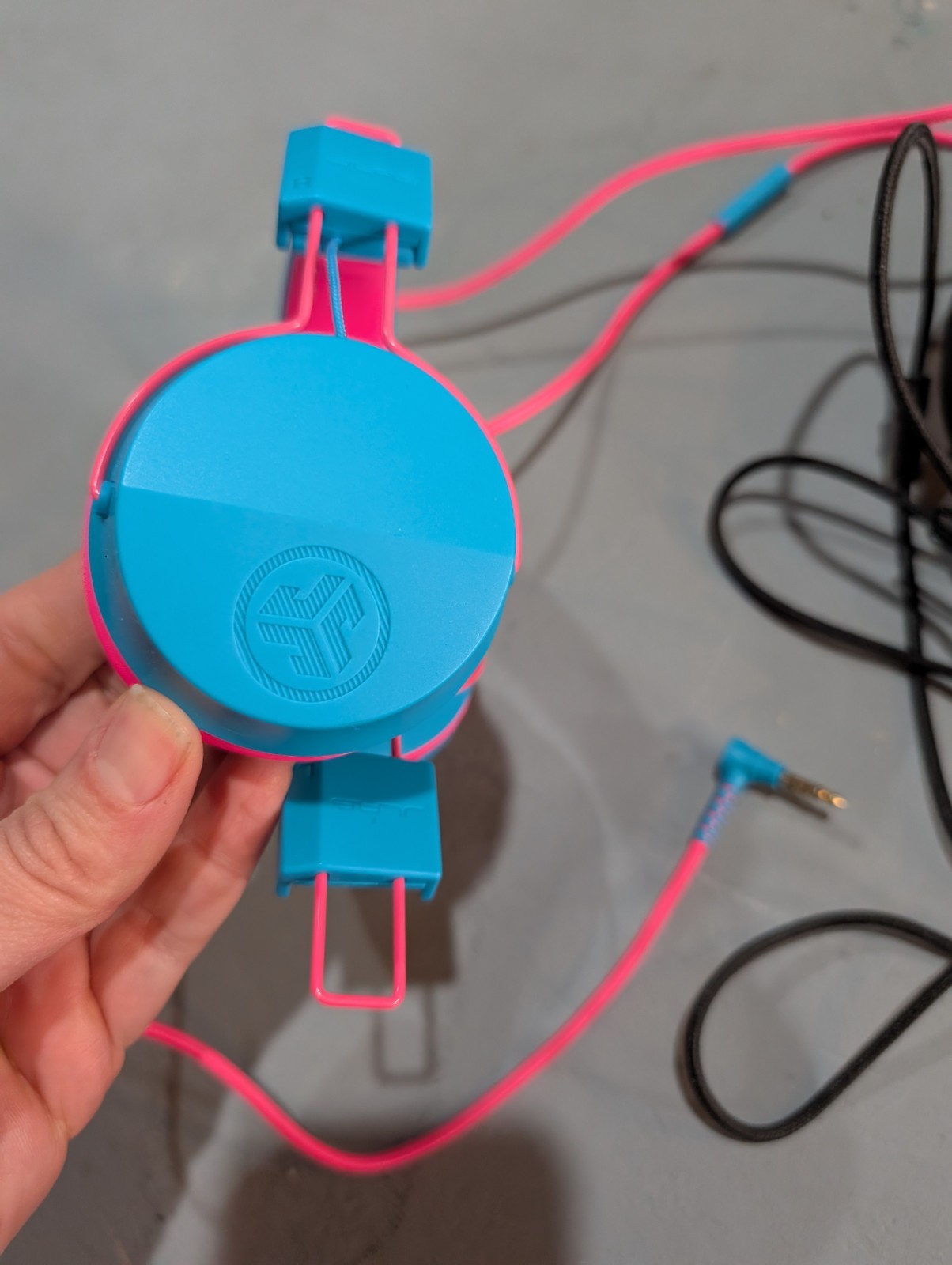 JLab Wired On-Ear Headband Headphones 3.5mm Jack Blue Pink Black
